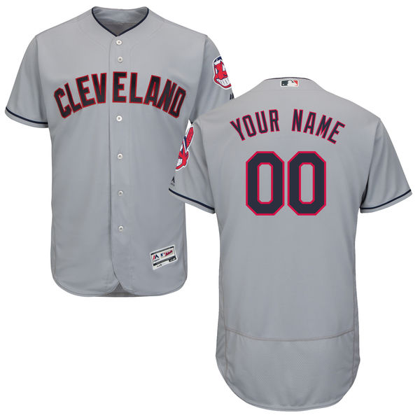 Men's Cleveland Indians Flex Base Custom Jersey MLBC0016